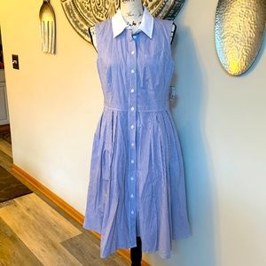 NWT Jessica Howard striped summer dress.  Classy & beautiful!  Sz12. Fully lined